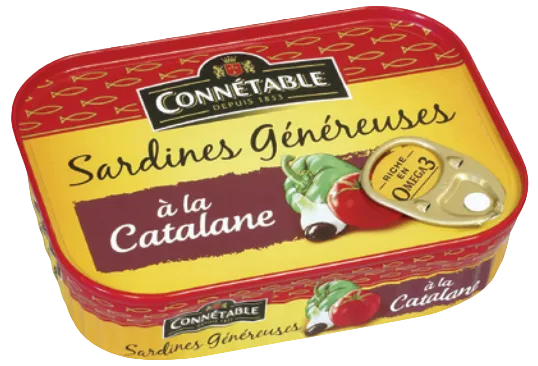 Connétable Catalan-style generous sardines 140g