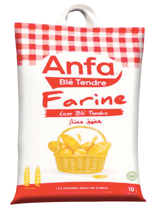 Farine luxe blé dur en polypropylène Anfa 10KG