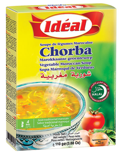 Soupe de légumes marocaine Chorba Ideal 110G