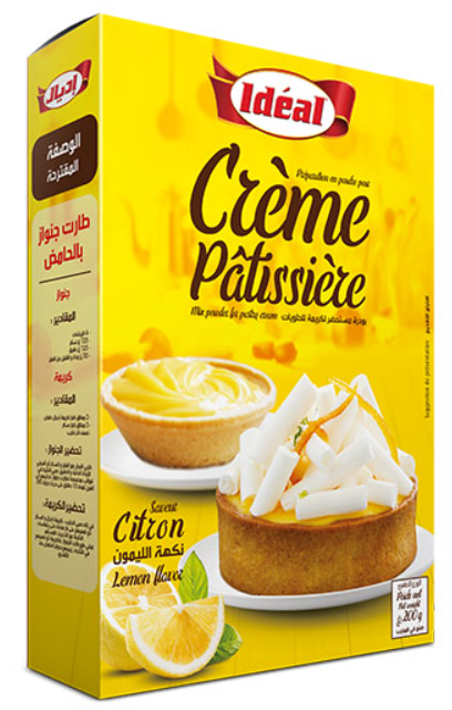 Crème pâtissière citron Idéal 200G