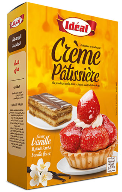 Crème pâtissière en poudre vanille Idéal 200G