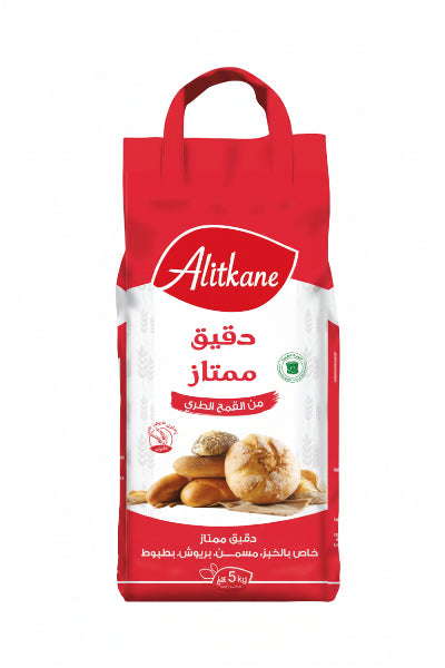 دقيق القمح الناعم الفاخر الاتقان 5 كغ