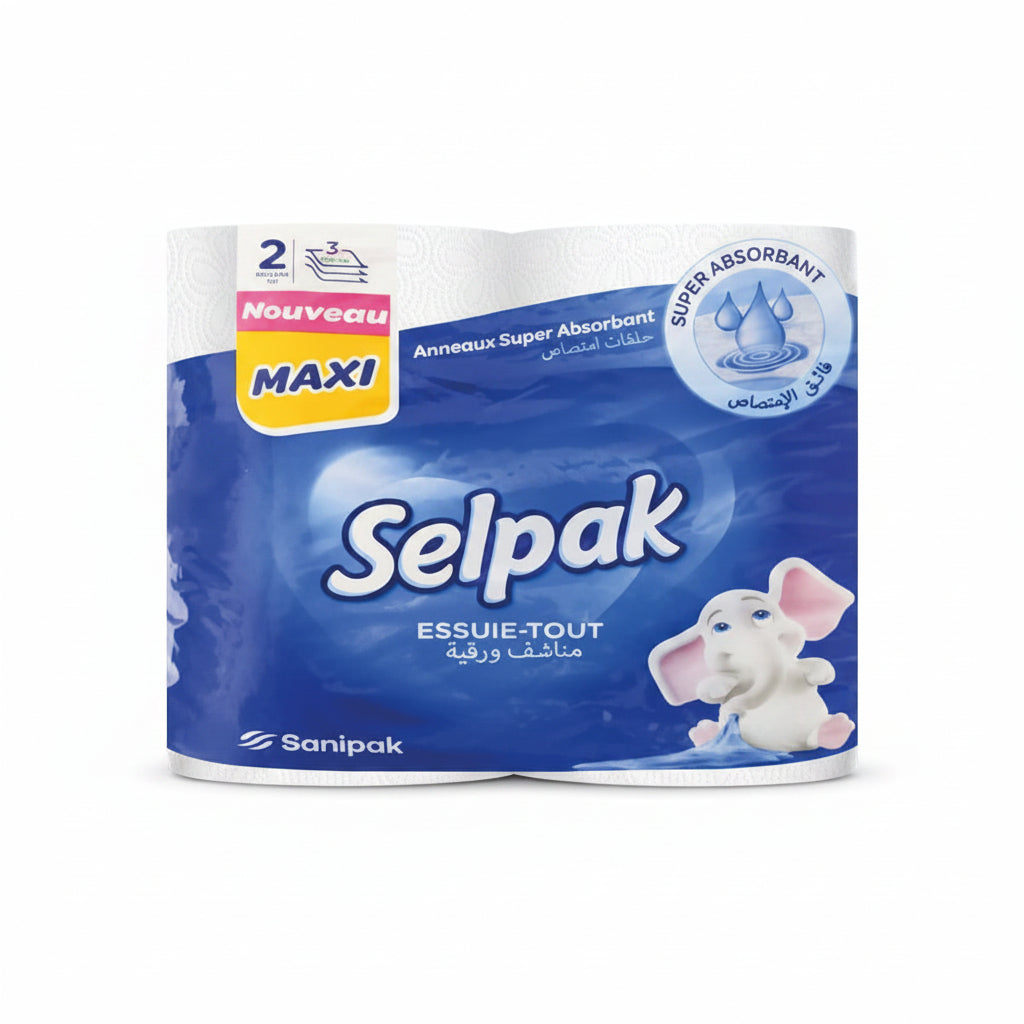 2 Selpak Super Absorbent Towels