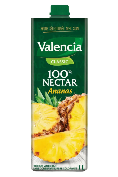 Juice 100% Pineapple Nectar Valencia 1L