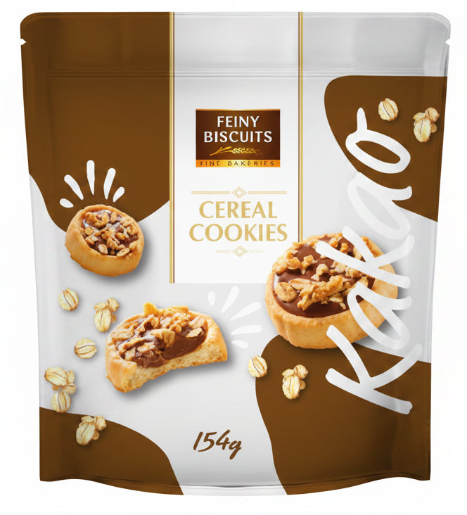 Feiny Biscuits Cereal and Cocoa Biscuits 154G