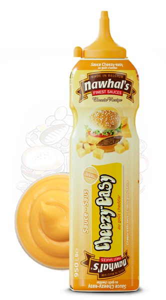 Sauce Cheezy Easy Au Goût Cheddar Nawhal’s 950ml