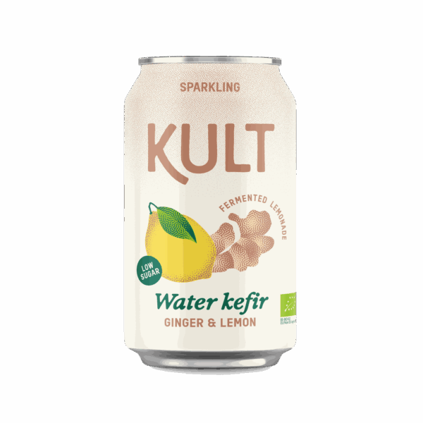 Boisson Kéfir au Gingembre et Citron KULT 330Ml