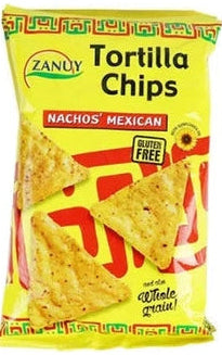 Corn Tortilla Chips Nachos' Mexican Gluten Free Zanuy 200 g