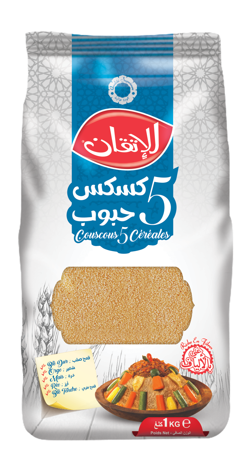 Couscous 5 cereals Al itkane 1Kg