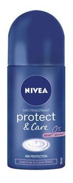 NIVEA Protect & Care Roll-On Deodorant for Women 50ml