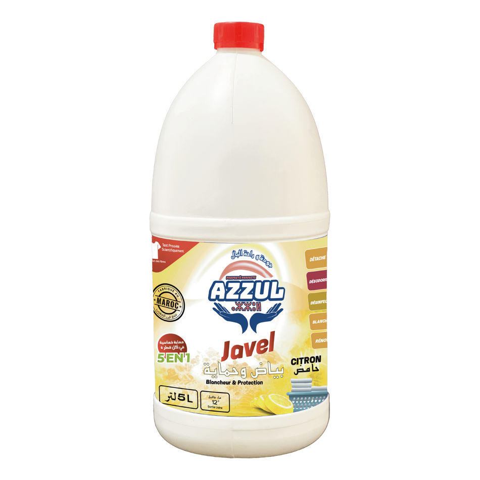 Javel parfumé citron 5L AZZUL