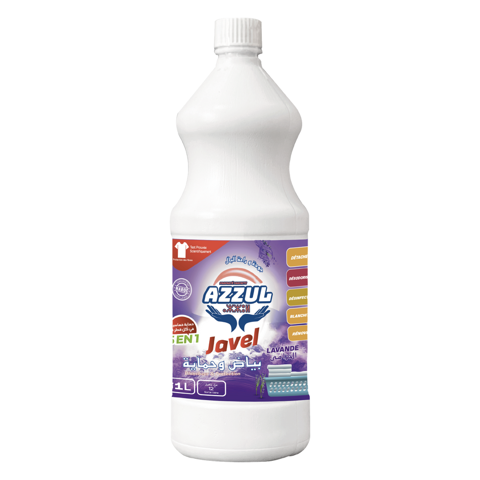 Javel parfumé lavande 1L AZZUL
