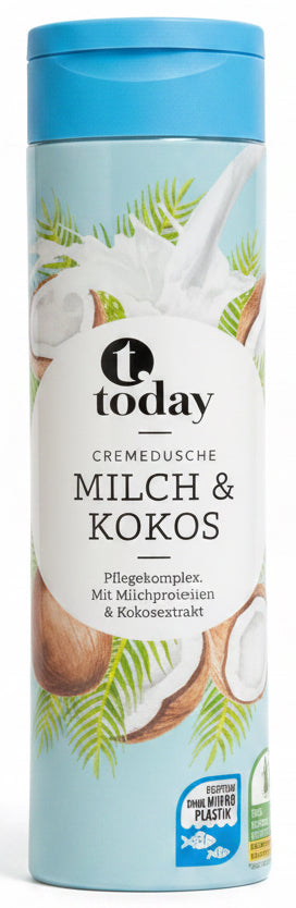 Hydrating & Softening Shower Cream Milk & Coconut Today 300ml
