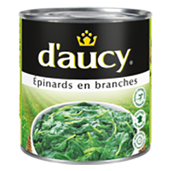Spinach in D'aucy Branch 410g