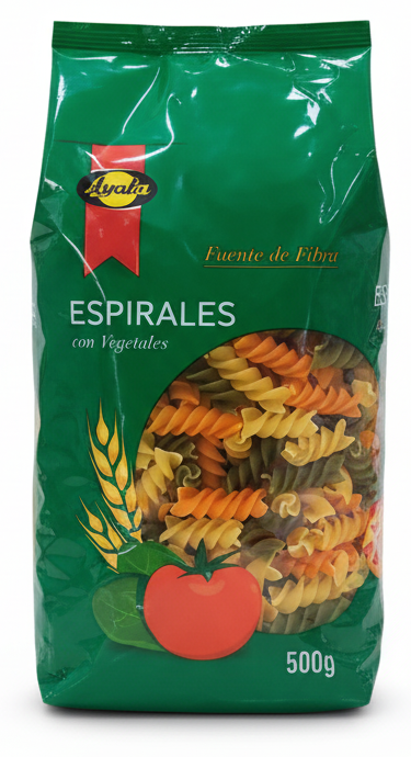 Ayala Vegetable Spiral Pasta 500g