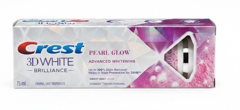 3D White Brilliance Pearl Glow Crest Toothpaste 75ml 