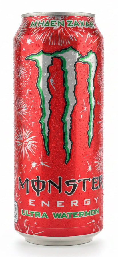 Monster Energy Ultra Watermelon Sugar-Free Energy Drink, Watermelon Flavor 500ml