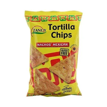 Corn Tortilla Chips Nachos' Mexican Gluten Free Zanuy 45 g