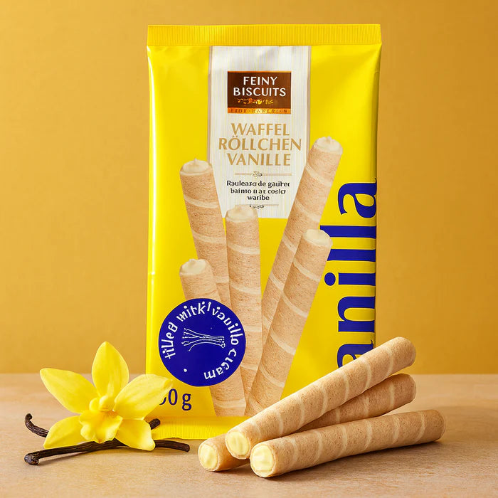 Vanilla Wafer Rolls Feiny Biscuits 150g