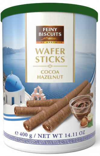 Crispy Hazelnut Biscuits Rolled Hazelnut Wafers Feiny Biscuits 400G