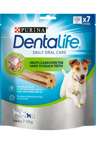 5 Chew Sticks Against Tartar for Dogs Dentalife Purina Small 115g