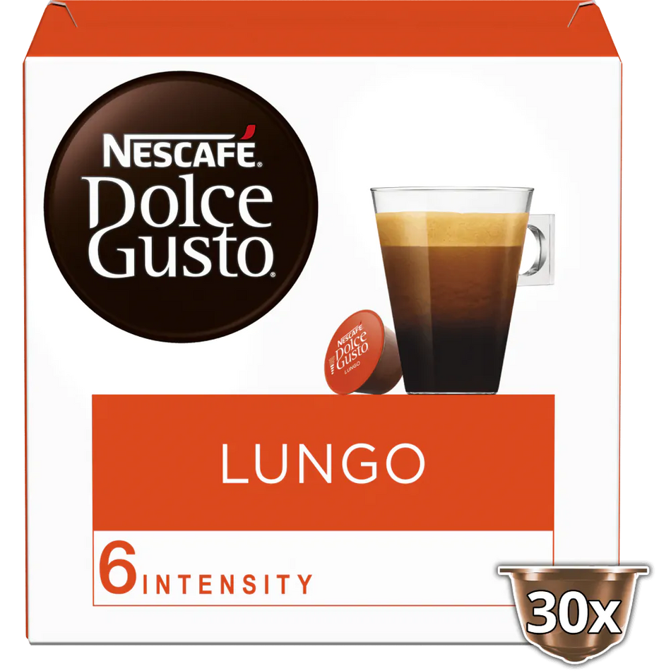 30 Capsules Lungo Nescafé Dolce Gusto