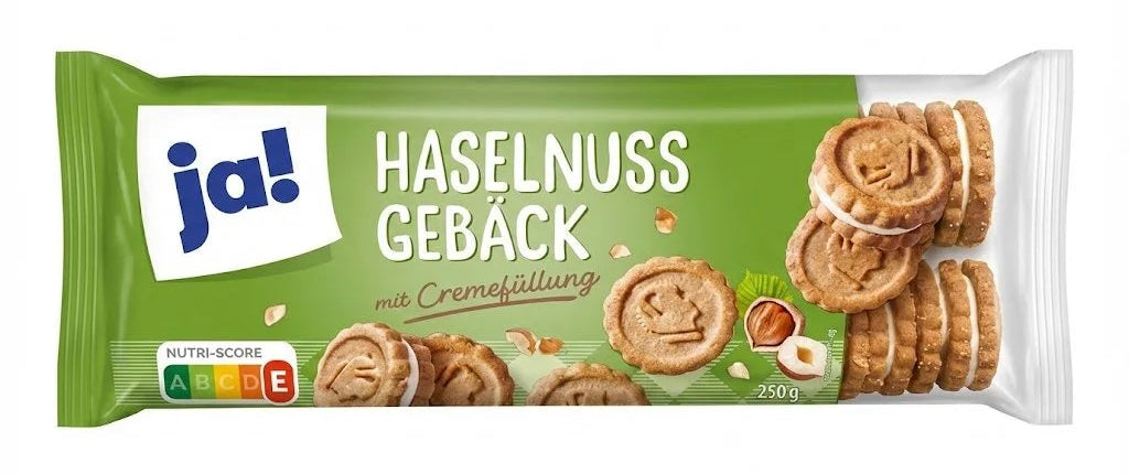 Hazelnut Biscuits Hazelnut Pastry JA! 250G