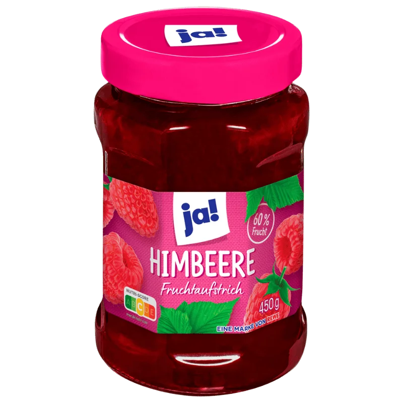 Raspberry Jam 60% Fruit YES! 450g