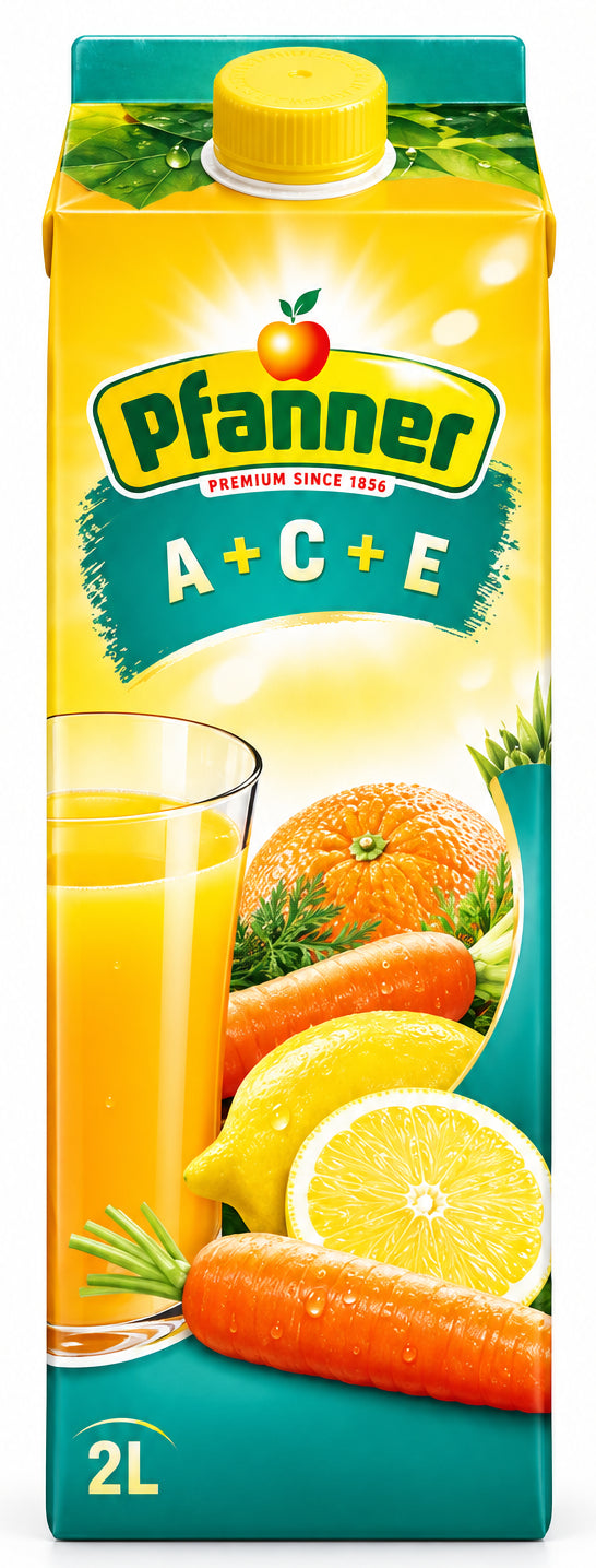 Boisson Multifruits A+C+E 30% Saveur Fruité et Rafraîchissante Pfanner 2L