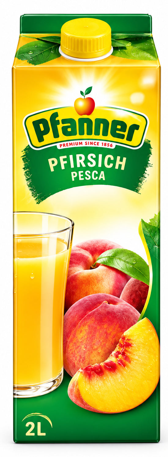 Boisson à la Pêche Rafraîchissante et Fruitée Pfanner 2L