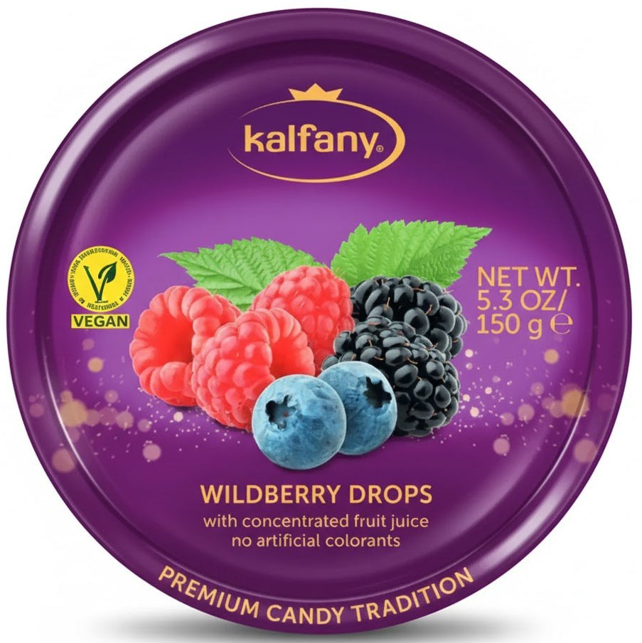 Kalfany Wildberry Drops Candy 150g