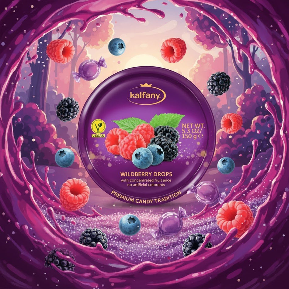 Kalfany Wildberry Drops Candy 150g