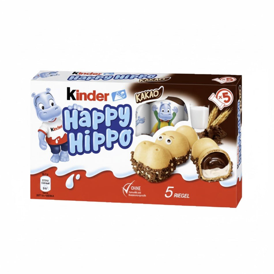 Boîte de 5 gaufrettes happy hippo Kinder 103g
