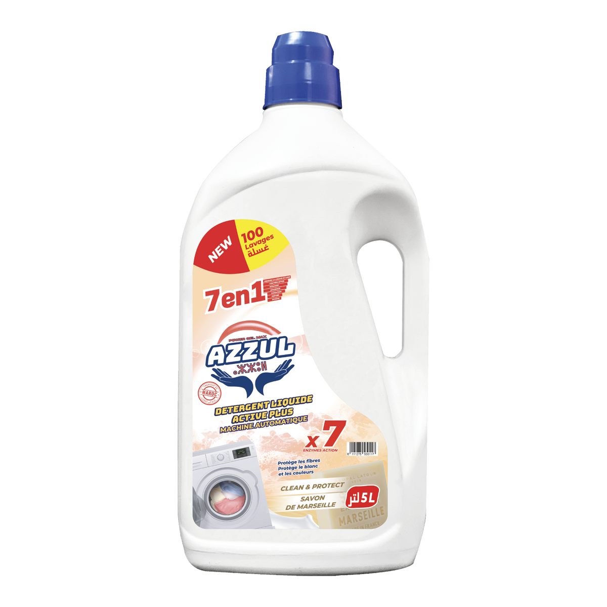 AZZUL Marseille soap laundry detergent liquid 5L