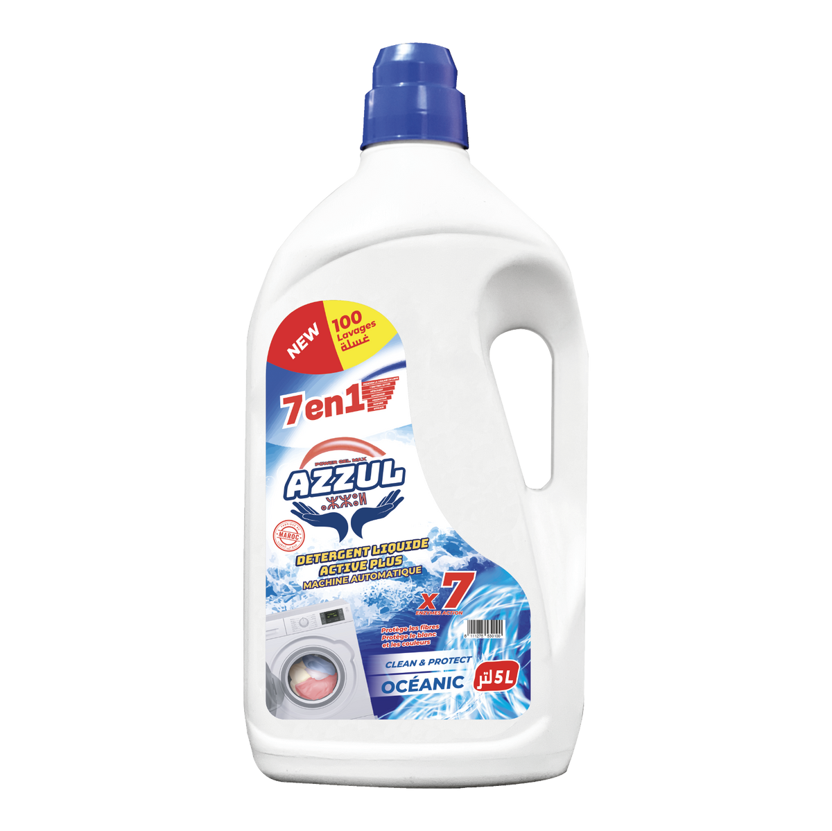 Oceanic 5L Laundry Detergent Liquid AZZUL