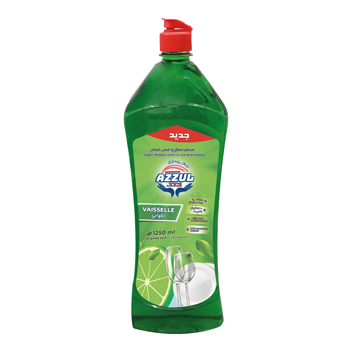 AZZUL Original Green Dishwashing Liquid 1.250 L