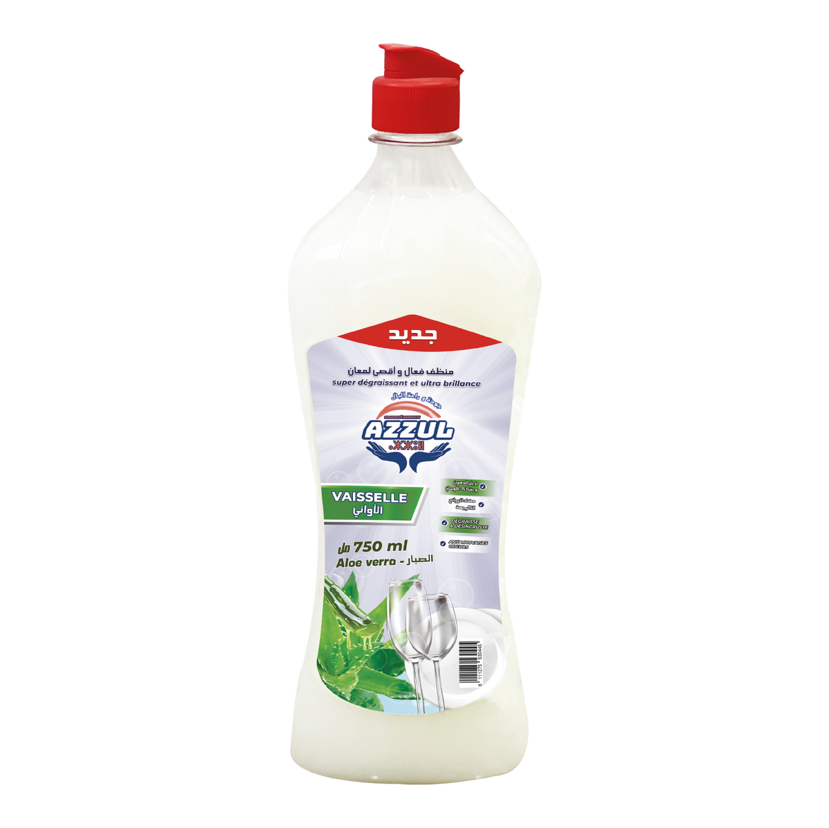 Azzul Aloe Vera Scented Dishwashing Liquid 750ml