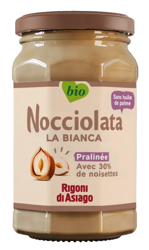 Pâte à Tartiner Blanche aux Noisettes NOCCIOLATA 250G