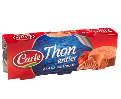 Whole Tuna in Tomato Sauce Carle - Pack 3 x 85g