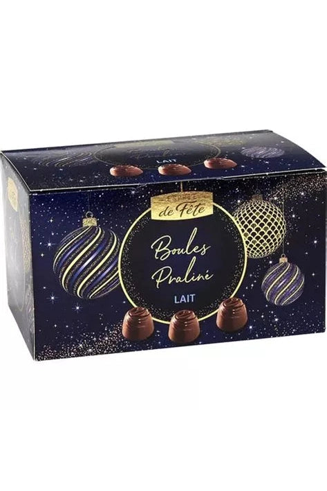 Chocolate Praline Milk Chocolate Balls, Esprit De Fête, 182g