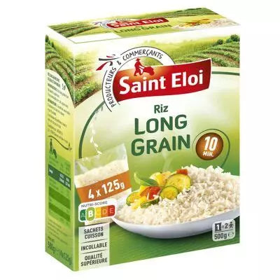 Riz Long Grain 10 mn Saint Eloi 4 x125g