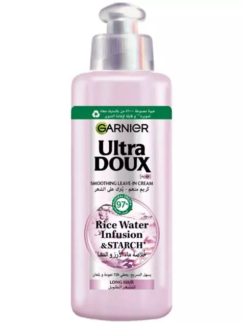 Crème Sans Rinçage à l'Eau de Riz et à l'Amidon Ultra Doux 200ml