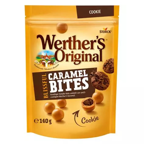 Werther's Original Blissful Caramel Bites Cookies 140 g