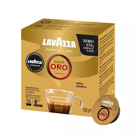 16 capsules Café ORO intensité 8 Lavazza a Modo Mio