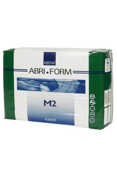 24 Adult Diapers in Scratch Shelter Shape Size M2 Abena