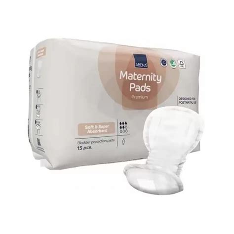 15 Serviettes Hygiéniques de Maternité Abena Premium