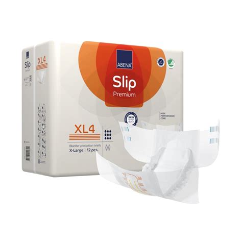 ١٢ حفاضة Abena Slip Scratch للبالغين مقاس XL4