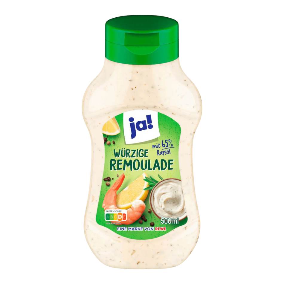 Remoulade 65% à l'huile de colza ja! 500ml
