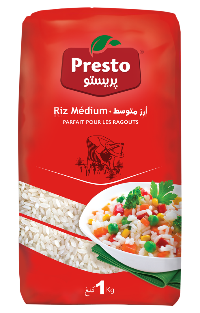 Presto Medium Rice 1KG