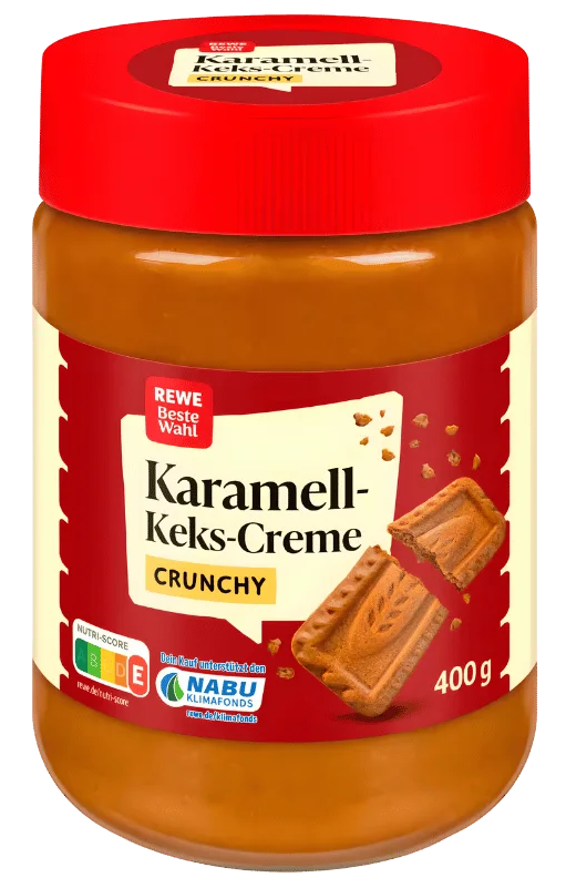 Caramel Crunchy Spread REWE Beste Wahl 400g